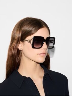 Gucci Oversized Rectangular Sunglasses